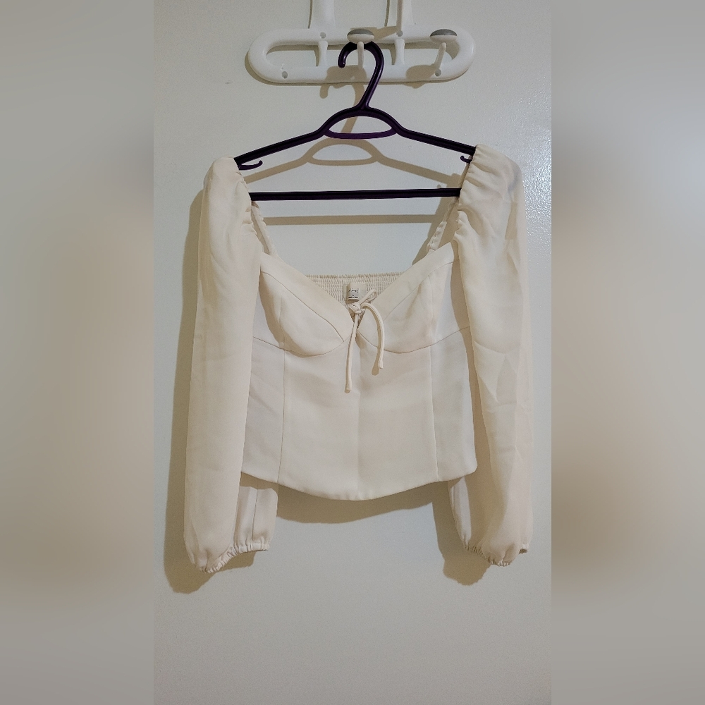 ARITZIA Wilfred Novella Blouse, White